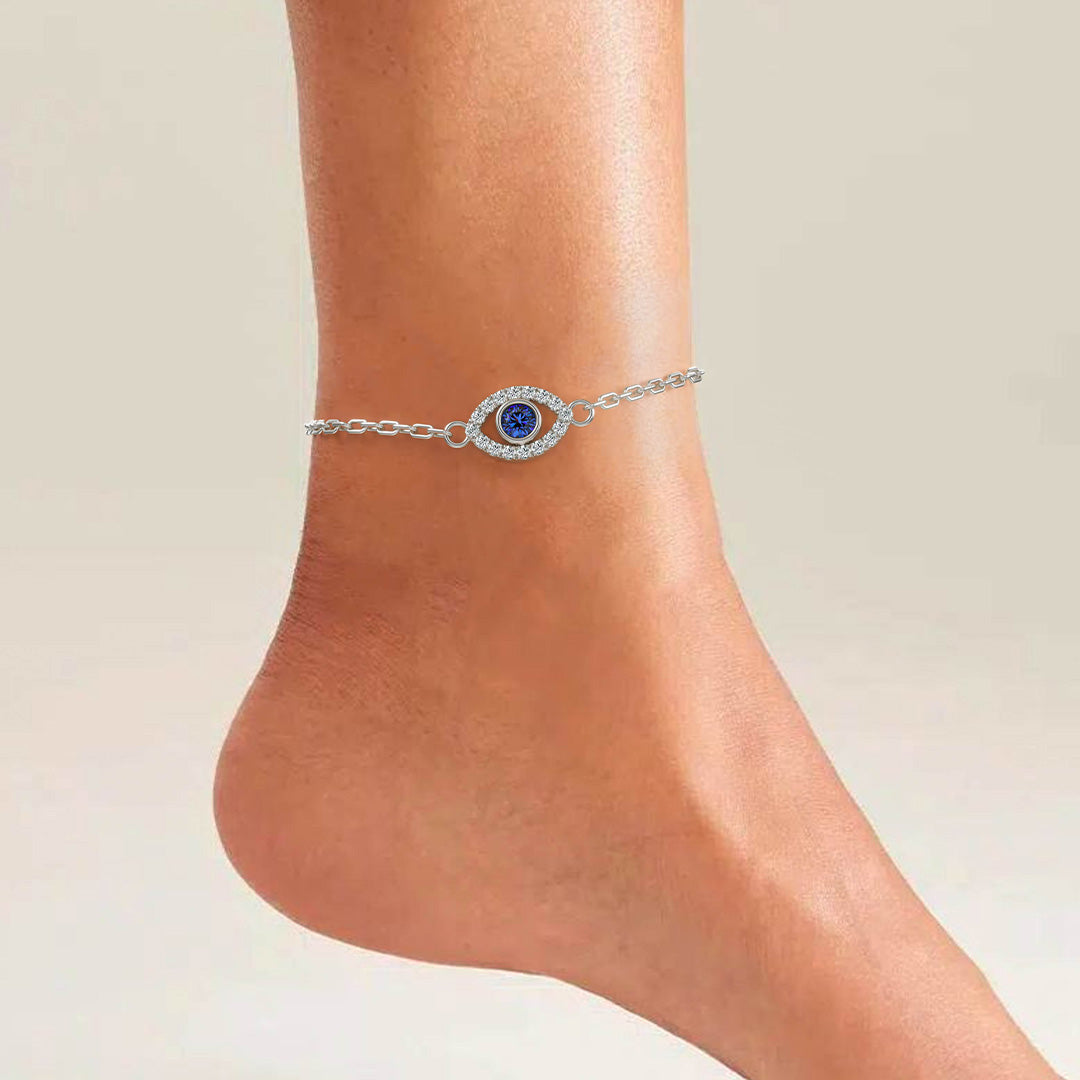 Evil Eye Anklet Verano Hill UK